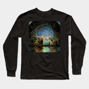 Silhouettes in the moonlight Long Sleeve T-Shirt